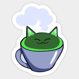 Tea CAt Sticker